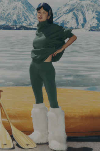 ALO Softsculpt Foldover Flare Legging