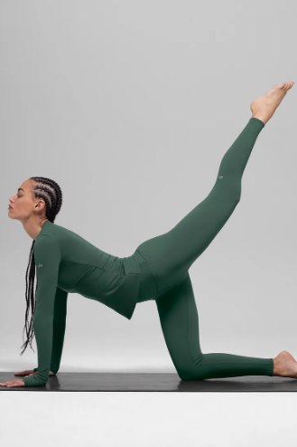 ALO Softsculpt Foldover Flare Legging