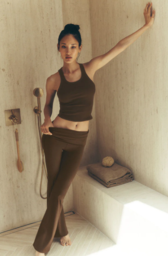 ALO Softsculpt 7/8 Foldover Flare Legging €138