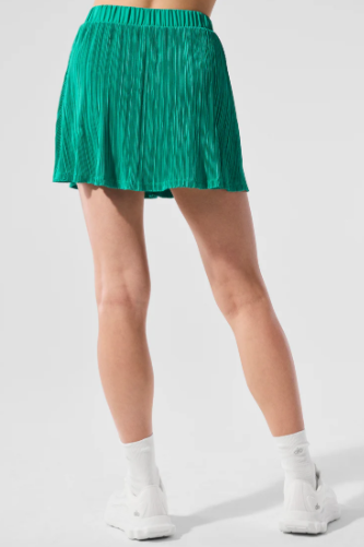 Micro Plisse Tennis Skirt