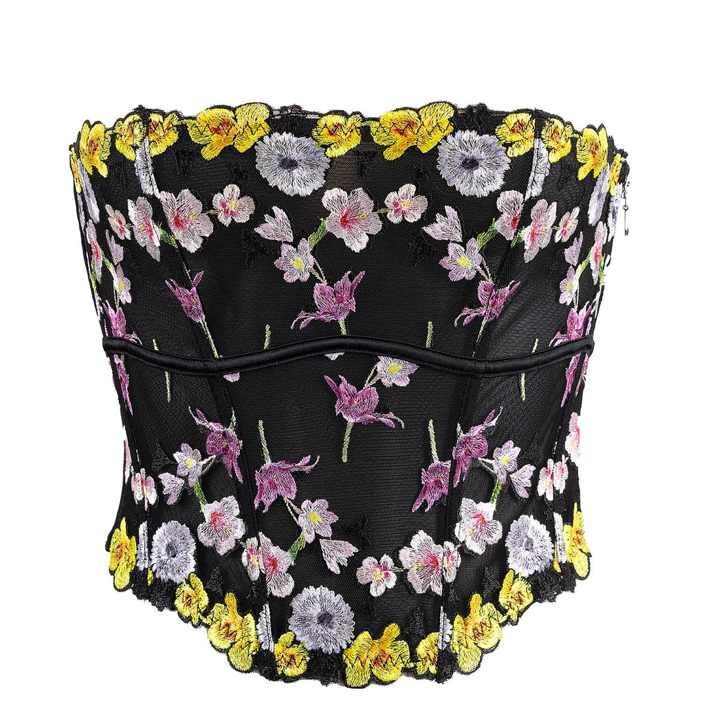 Eden Bloom Embroidered Lingerie Set